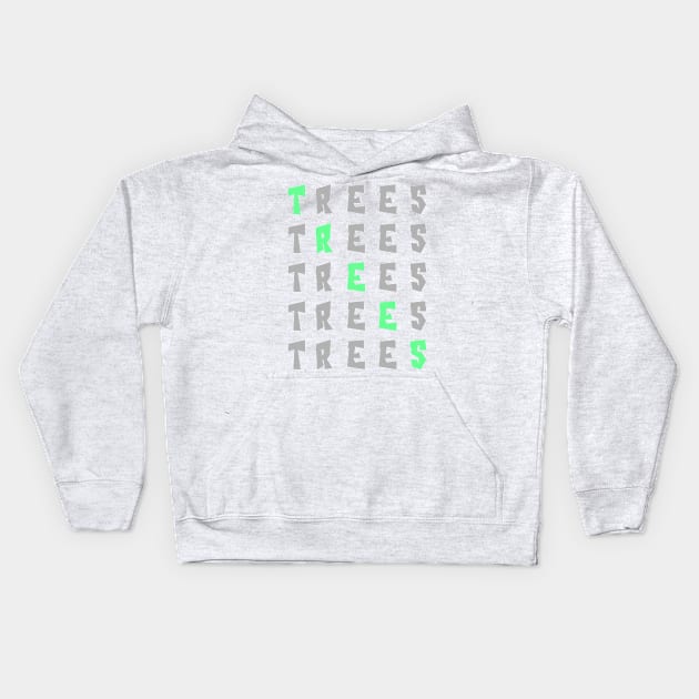 Every Day is Arbor Day Kids Hoodie by Moulezitouna